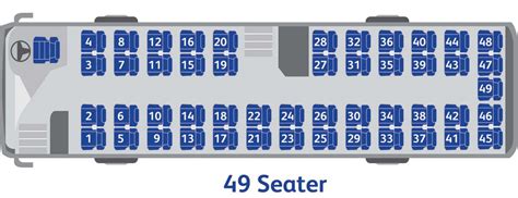 shearings seat plan standard coach